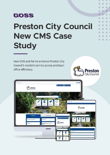 Preston City Council New CMS Case Study Front Cover